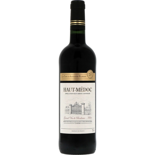 [3245415299442] LA CAVE D'AUGUSTIN FLORENT Vinho tinto A.O.P. Haut-Médoc 75 cl