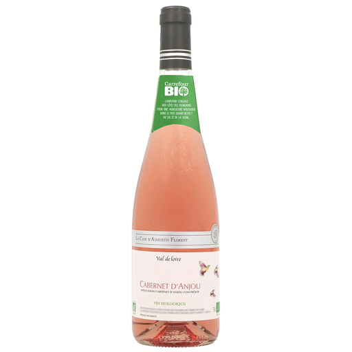 [3245415728447] LA CAVE D'AUGUSTIN FLORENT Vino Rosado I.G.P. Val de Loire Cabernet d'Anjou Bio 75 cl