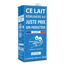 C'EST QUI LE PATRON Leite meio-gordo UHT 1 L