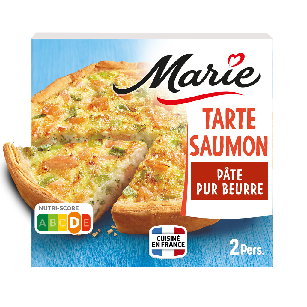 MARIE Tarte de Salmão e Alho-francês com natas 400 g