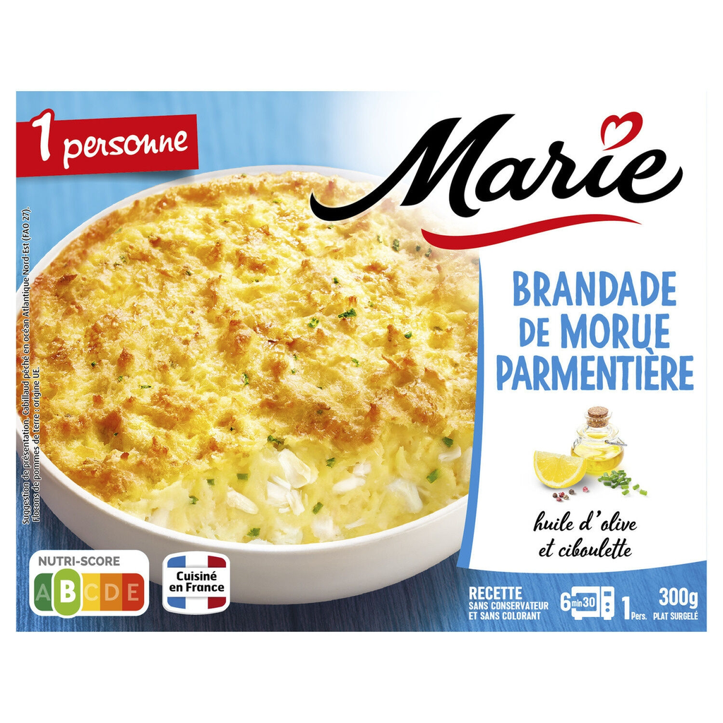 MARIE Brandade de morue parmentière 300 g