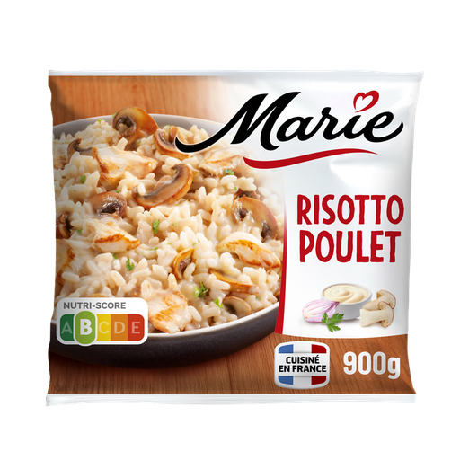 [3248830720188] MARIE Risotto de pollo y champiñones a la crema 900 g