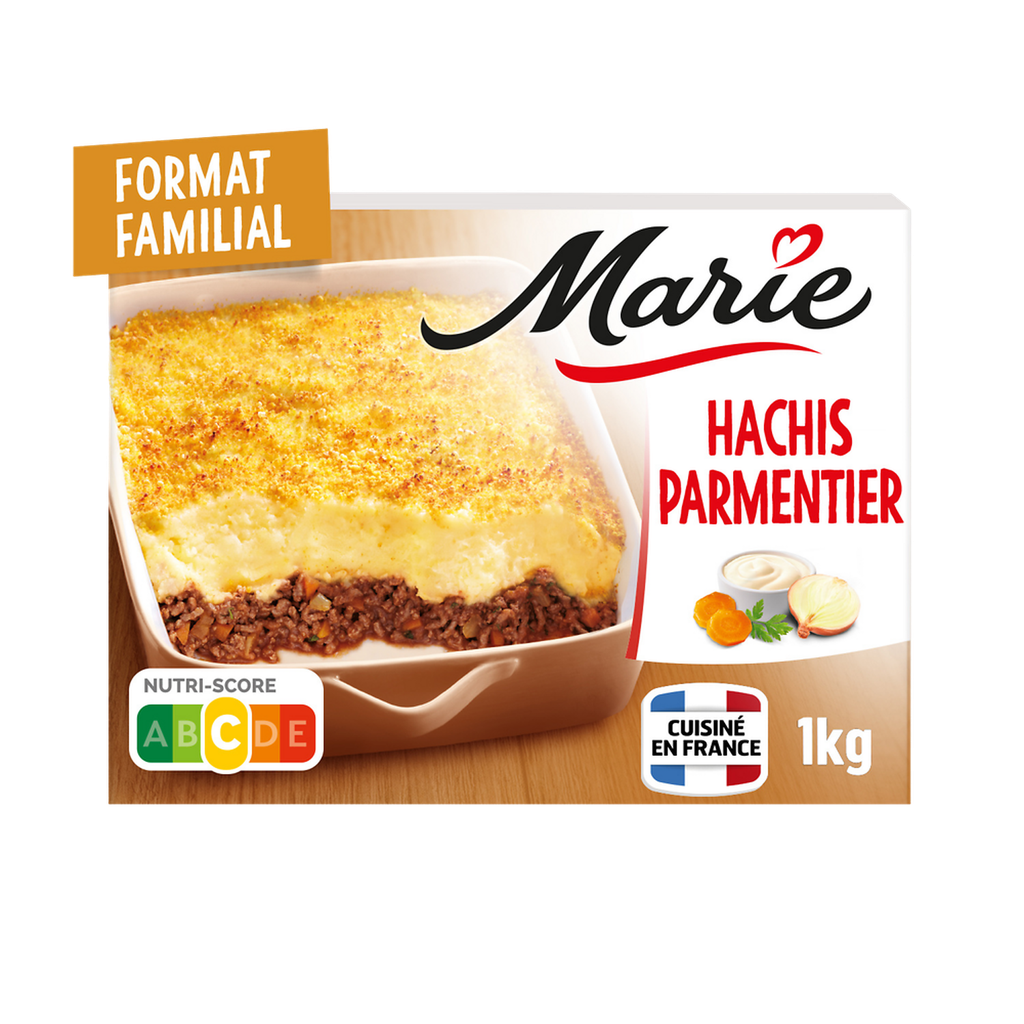 MARIE Pastel de carne con puré a la crema fresca 1 kg
