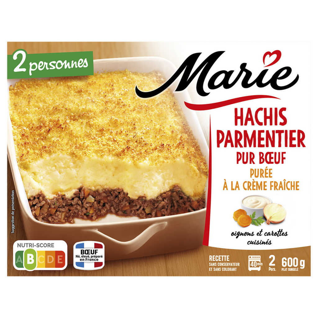 MARIE Shepherd's Pie with Fresh Cream, Onions and Carrots 600 g