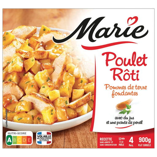[3248833086700] MARIE Pollo asado con patatas fundentes y salsa de perejil 900 g