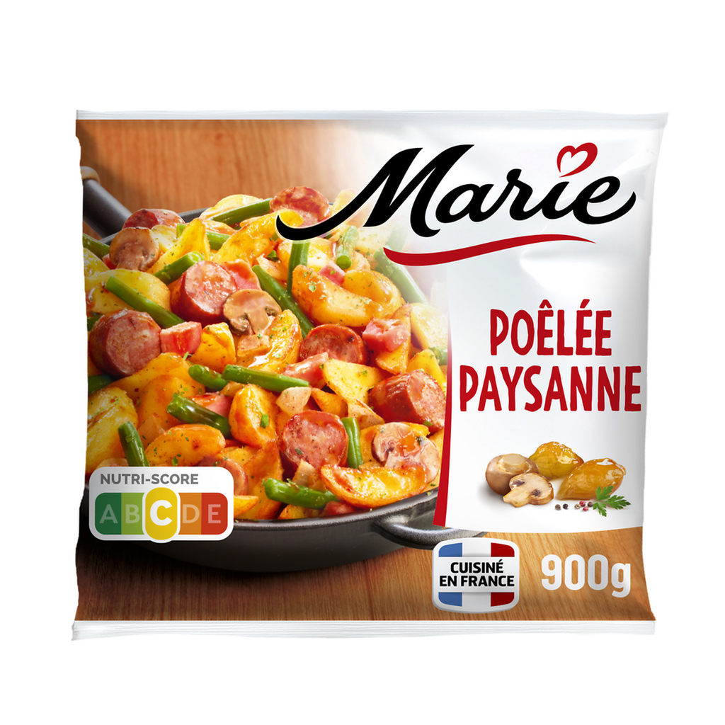MARIE Poêlée paysanne saucisses fumées oignons caramélisés 900 g