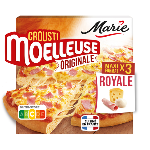 [3248833088872] MARIE Pizza Crousti Moelleuse Originale ROYALE 3 pizzas of 400 g