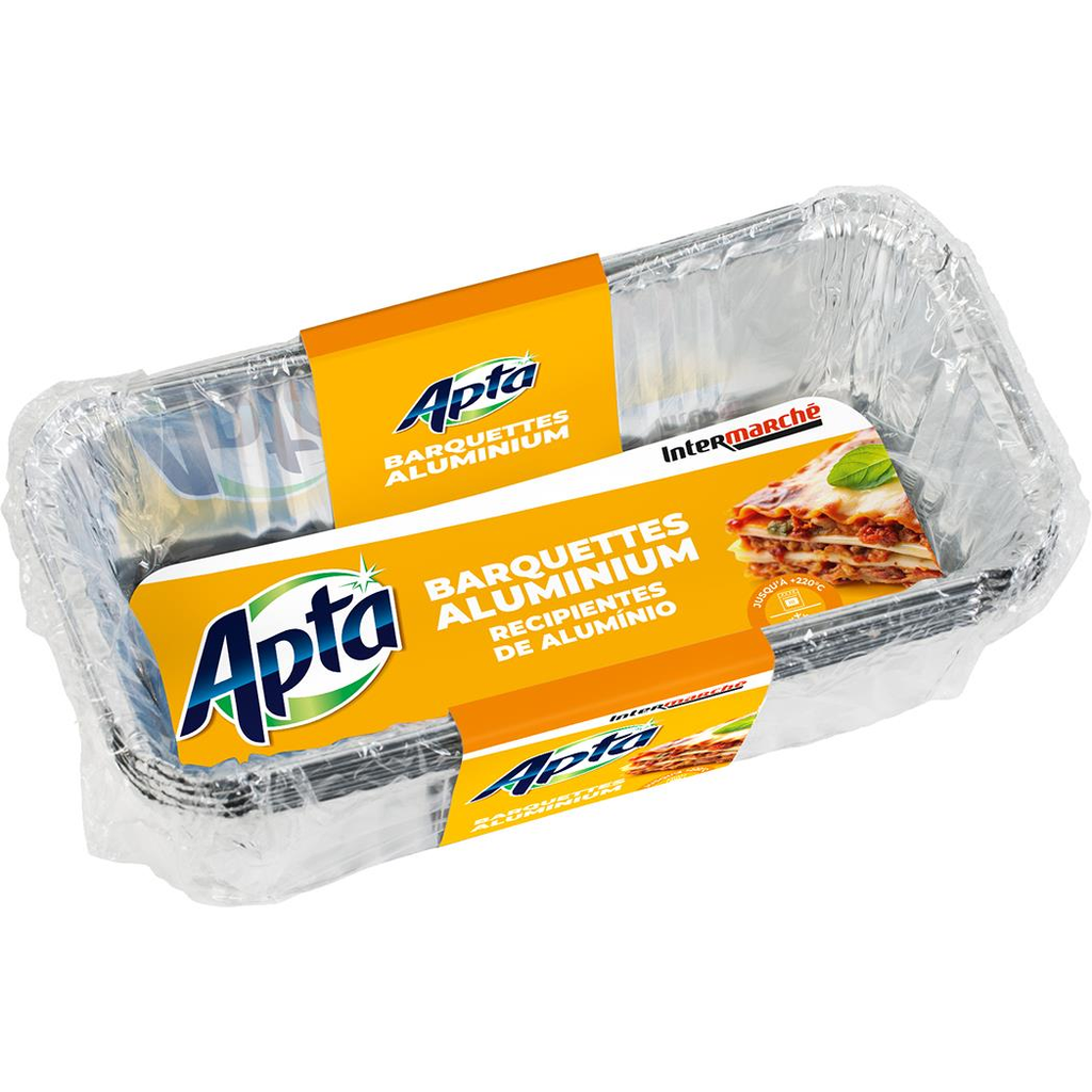 APTA Deep Aluminium Trays 5 x 1.5 L