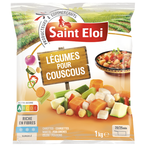 [3250390022022] SAINT ELOI Couscous Vegetables 1 kg