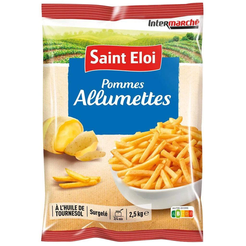 SAINT ELOI Pre-fried frozen matchstick potatoes 2.5 kg