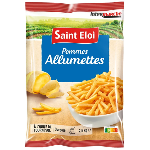 [3250390022763] SAINT ELOI Patatas cerilla prefritas y congeladas 2,5 kg