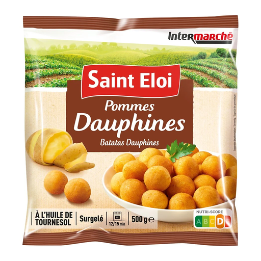 [3250390022923] SAINT ELOI Pommes Dauphines com óleo de girassol congeladas 500 g