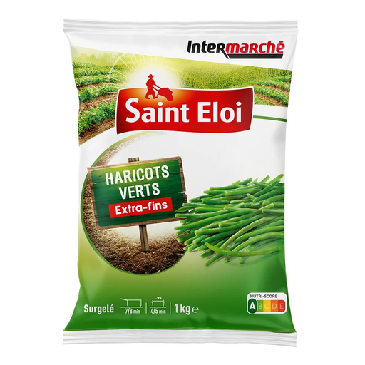 [3250390022954] SAINT ELOI Extra-fine green beans 1 kg