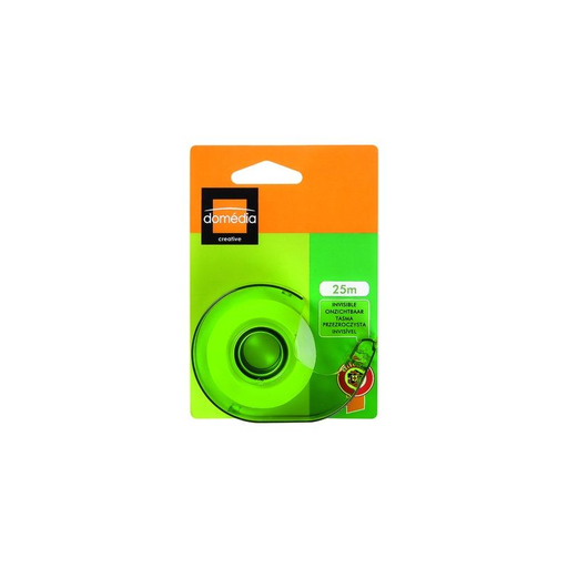 [3250390039402] DOMÉDIA Invisible Tape 25 m x 19 mm + Dispenser
