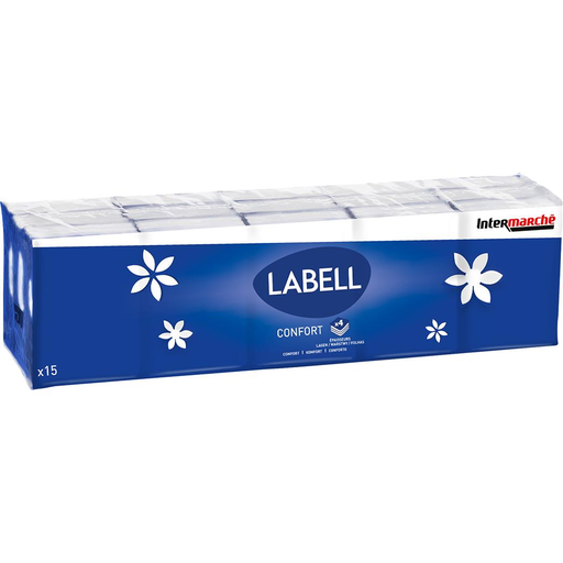 [3250390108016] LABELL White Comfort Tissues 4-Ply 24 packs