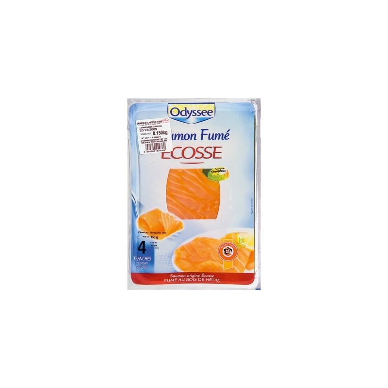 ODYSSÉE Scottish Smoked Salmon 150g