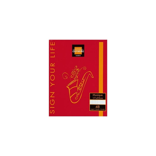 [3250390256632] DOMEDIA Seyes & Music Notebook A5