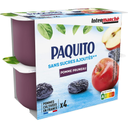 PAQUITO Apple Prune Fruit Puree No Added Sugar 4 x 100 g