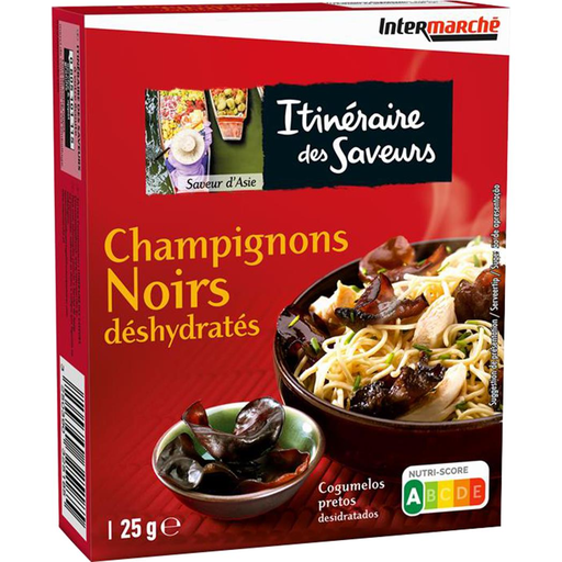 [3250390325185] ITINÉRAIRE DES SAVEURS Dried Black Mushrooms 25 g