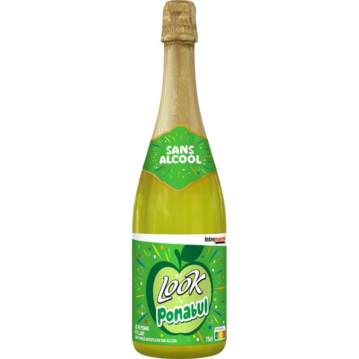[3250390329022] LOOK Sparkling Apple Juice Non-Alcoholic 75 cl