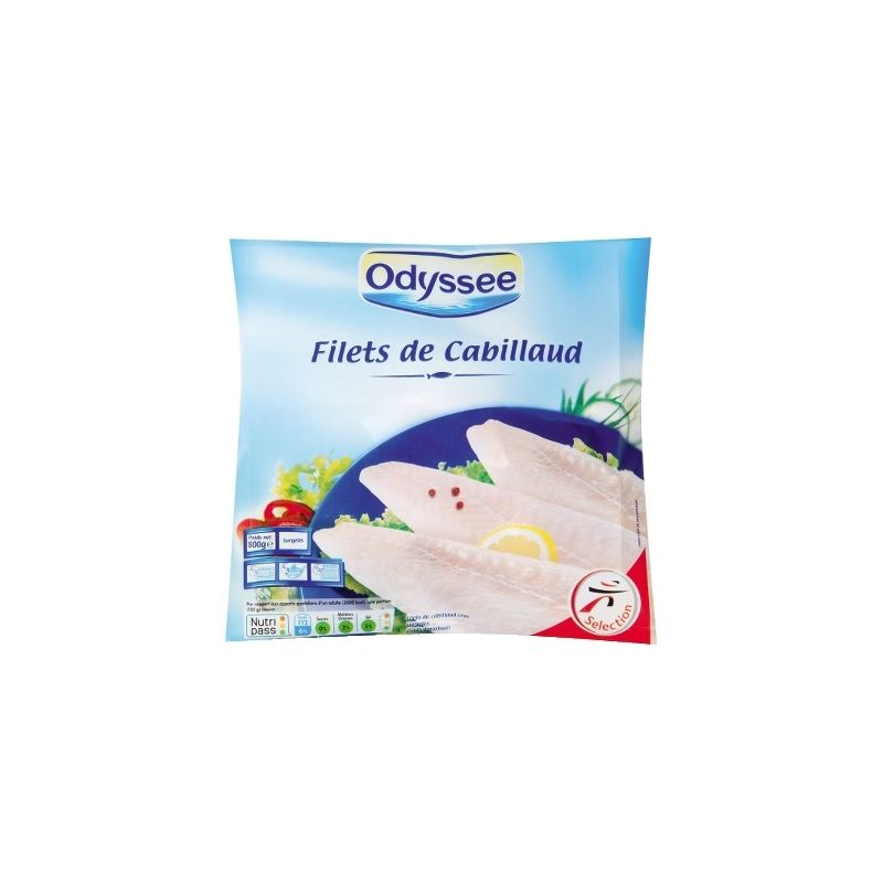 ODYSSEE Filete de Bacalao 800 g