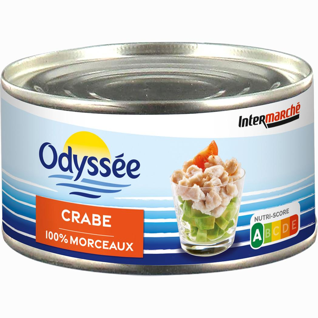ODYSSÉE Crab 100% chunks 170 g