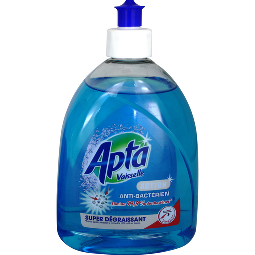 [3250390510284] APTA Lavavajillas líquido super desengrasante acción anti-bacteriana 500 ml