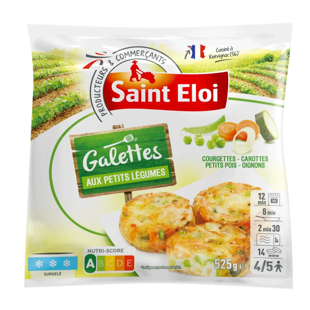 SAINT ELOI Tortitas de verduras 525 g