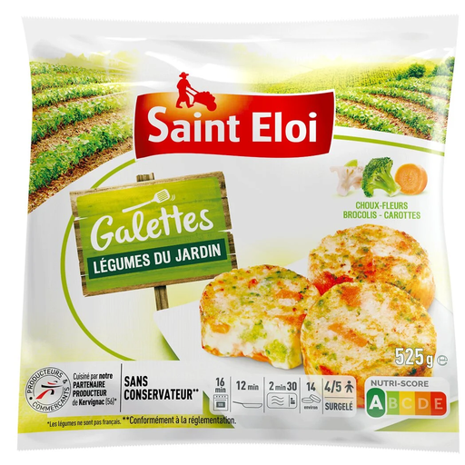 [3250390570134] SAINT ELOI Galetes de legumes do jardim 525 g