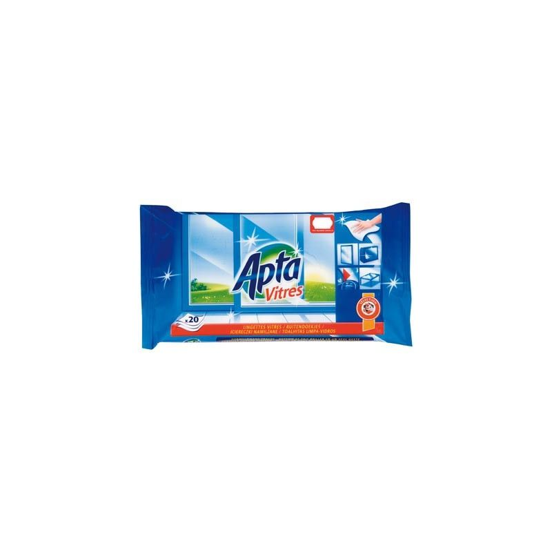 APTA Lingettes vitres 20