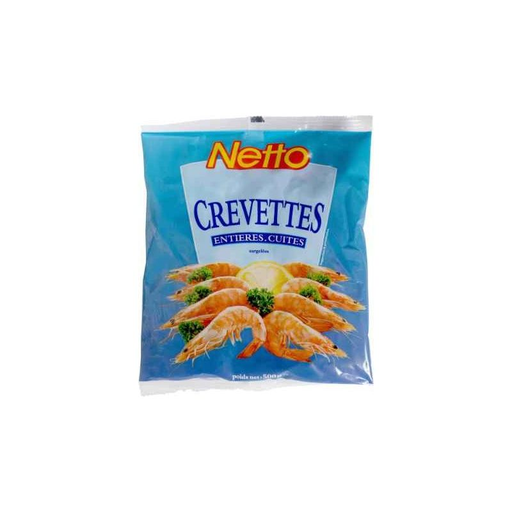 [3250390653127] NETTO Whole Cooked Northern Shrimp 500 g