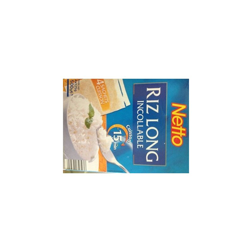 [3250390748236] NETTO Arroz Grano Largo Incollable 500 g