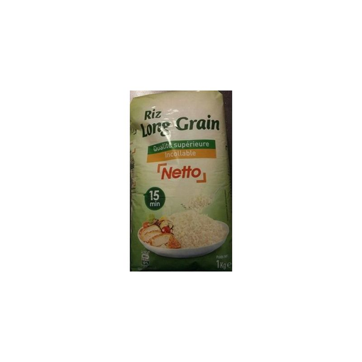 [3250390748274] NETTO Arroz Largo Vaporizado 1000 g