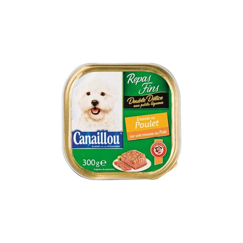 CANAILLOU Chicken slices in jelly with vegetables for dogs 300 g