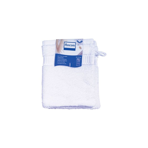 [3250390767152] DOMEDIA Wash Mitts 16X21 White 2 units