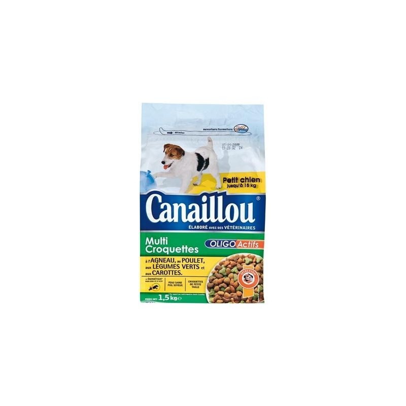 CANAILLOU Meat and Vegetable Kibble for Small Dogs 1.5 kg