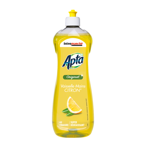 [3250390822769] APTA Lavavajillas líquido con vinagre y limón 750 ml