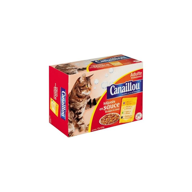 Canaillou Sachet Mijotés En Sauce 12X100G