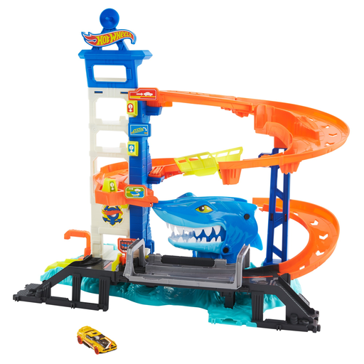 [0194735028979] MATTEL Hot Wheels Coffret L'Attaque du Requin 4 ans