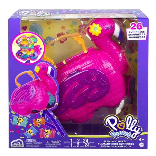 [0194735048304] MATTEL Polly Pocket Flamingo Party Playset