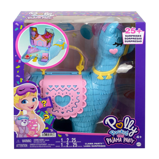 [0194735079186] MATTEL Polly Pocket Mini Doll Llama Surprises the box