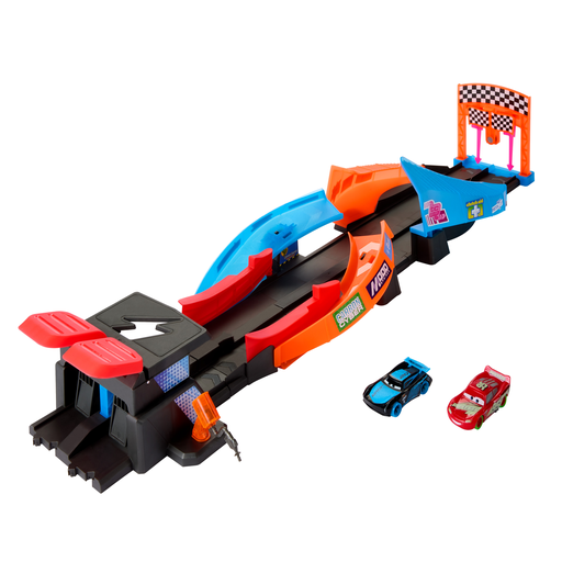 [0194735156733] MATTEL Circuit Glow Racers Hpd80 Jouet de Course Phosphorescent 5 pièces