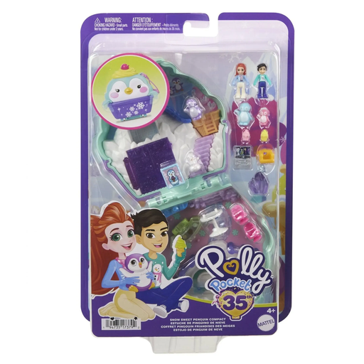 [0194735173792] MATTEL Polly Pocket Snow Penguin Compact