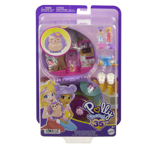 [0194735173860] MATTEL Polly Pocket Hedgehog Café Compact