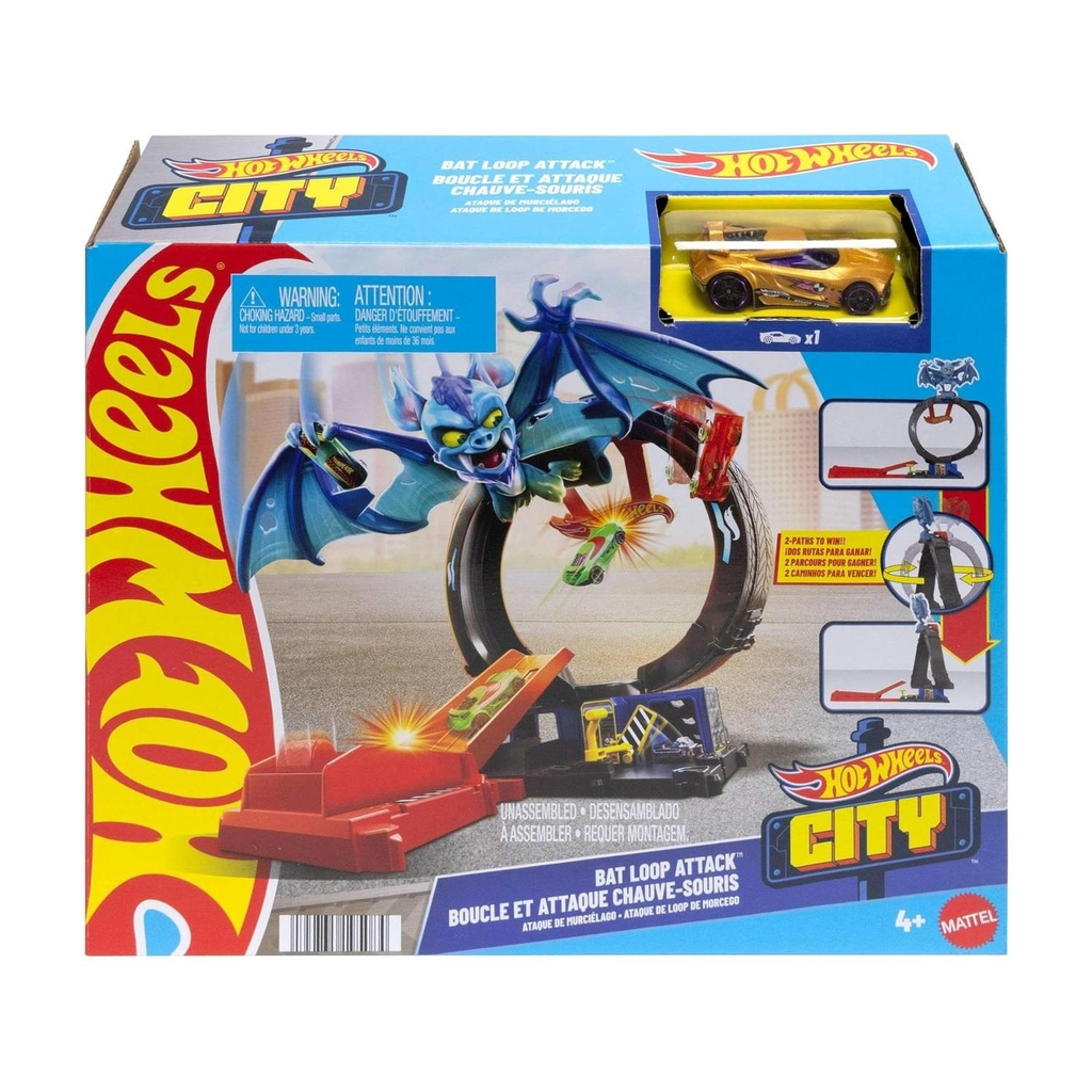 MATTEL Hot Wheels Let's Race Netflix Circuit Playset