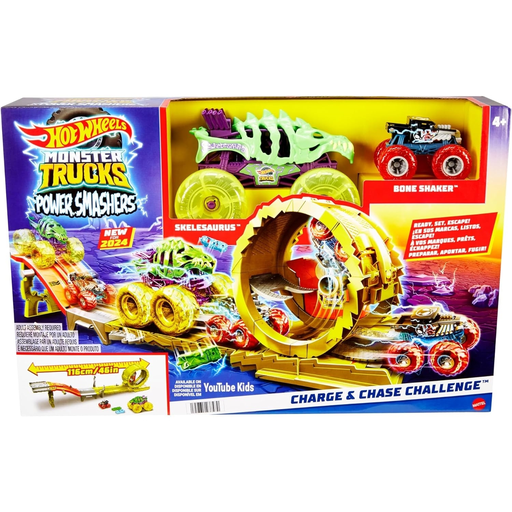 [0194735254859] MATTEL Hot Wheels Monster Trucks Défi Course Électrifiante