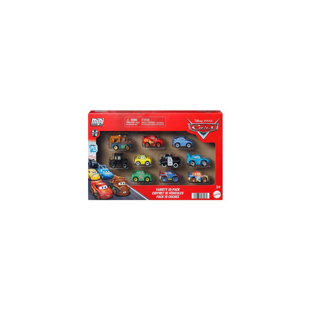 MATTEL Disney · Pixar 10-Vehicle Cars Mini Racers Set