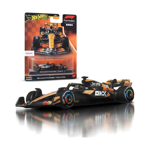 [0194735263912] MATTEL Hot Wheels Formula 1 Premium Racing Car Mclaren 2024 O.peastri