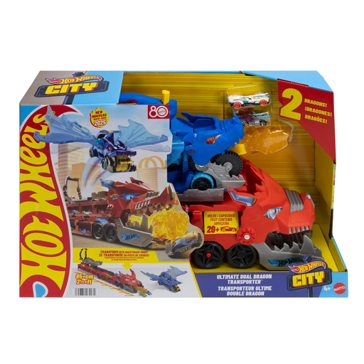 [0194735264179] HOT WHEELS Dragon Transporter la boîte