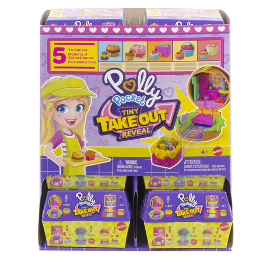 [0194735274956] MATTEL Polly Pocket Multi-faceted Playset Cars and Mini-figures assorted box